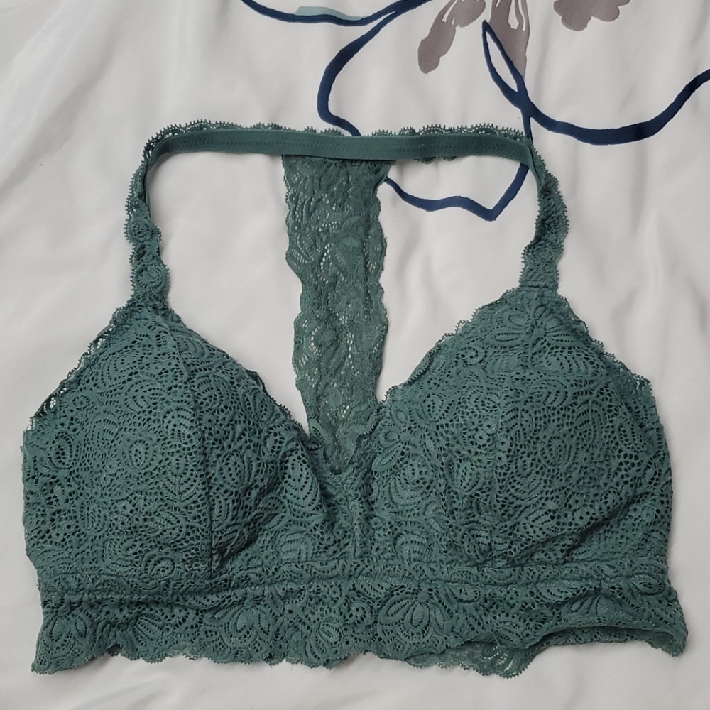 Auden size XL sage green lace Bralette